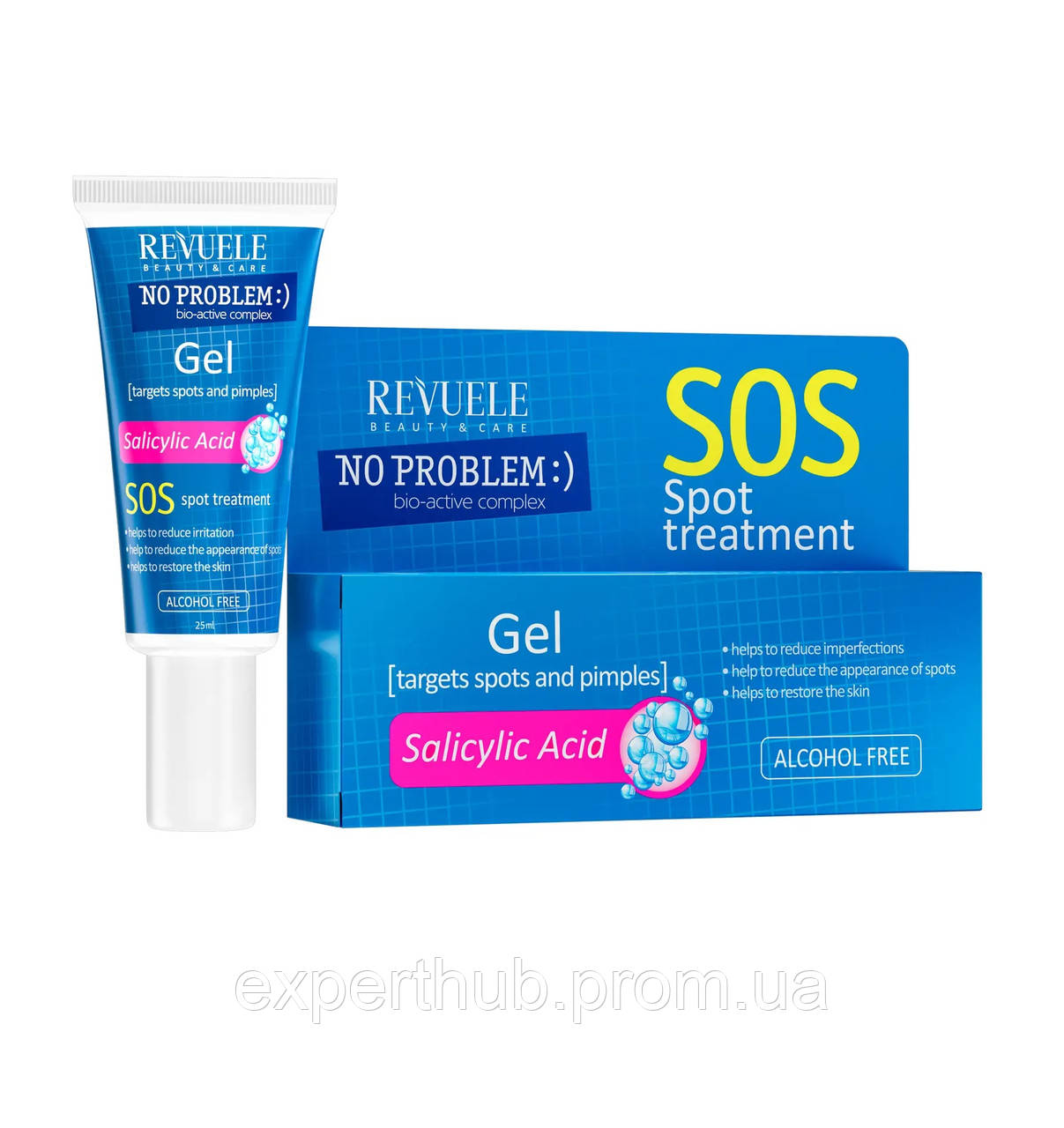 Гель с салициловой кислотой от прыщей Revuele No Problem 25 мл EH, код ...