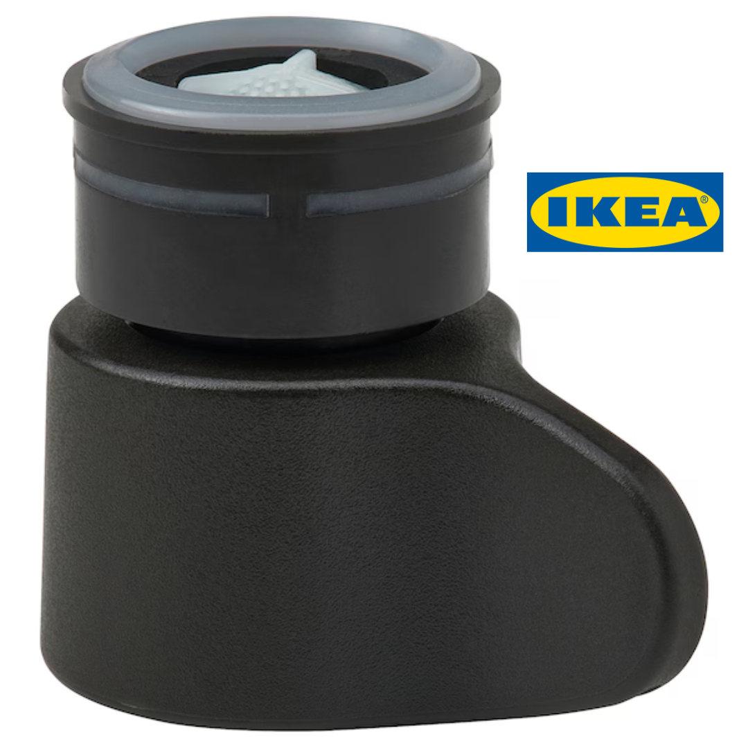 Насадка для крана IKEA ABACKEN (ІКЕА АБАКЕН). 90423825. Чорна