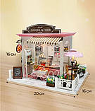 Румбокс CHOCOLATIER Roombox Інтер'єрний конструктор Кондитерська шоколадниця С007 + купол, фото 3