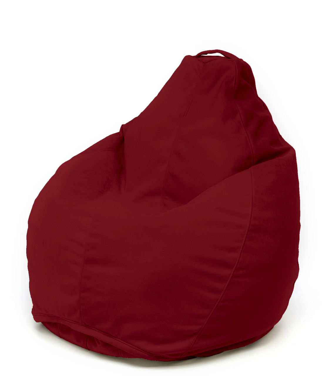 Крісло мішок MrBean Груша Велюр L Poppy Red (vbbl04)