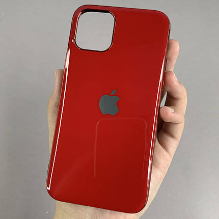 Чохол для Apple iPhone 11 Pro глянцевий жіночий чохол на телефон айфон 11 про червоний X5Y, фото 1