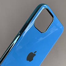 Чохол для Apple iPhone 11 Pro глянцевий жіночий чохол на телефон айфон 11 про синій X5Y, фото 3