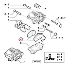 Гальмівні колодки передні R15 на Fiat Ducato 244, Peugeot Boxer, Citroen Jumper (2002-2006), 77362233, 425225, фото 3