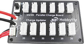 Плата паралельної зарядки літієвих акумуляторів 2S-3S 7.4В 11.1В, B6 балансувальна плата, плата розширення