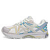 Жіночі кросівки Asics Gel-Kahana 8 white blue yellow Асикс Кахана яскраві світлі різнобарвні кольорові шкіра сітка, фото 5