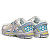 Жіночі кросівки Asics Gel-Kahana 8 white blue yellow Асикс Кахана яскраві світлі різнобарвні кольорові шкіра сітка, фото 6