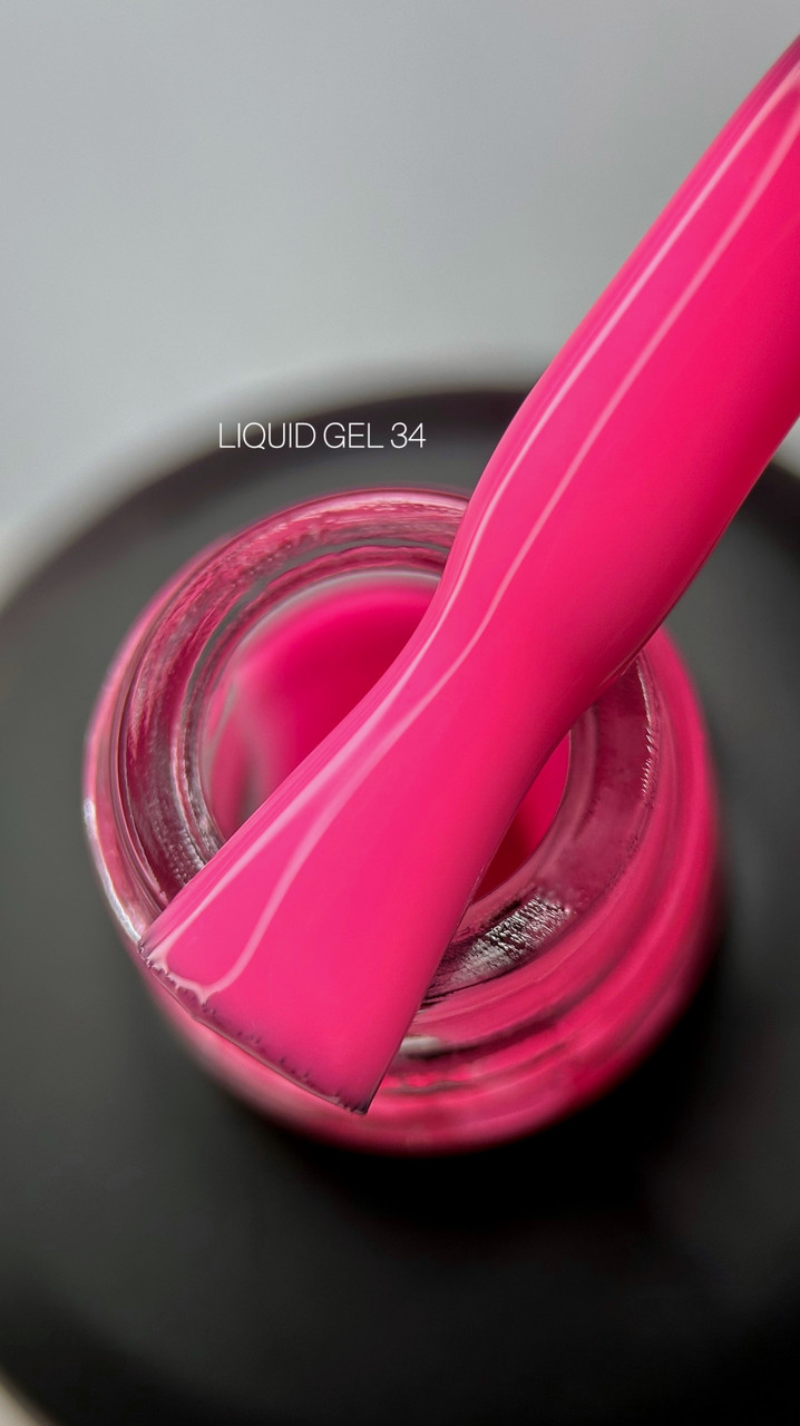 Saga Professional Гель моделюючий рідкий Liquid Gel №34, 30 мл (баночка без пензлика)