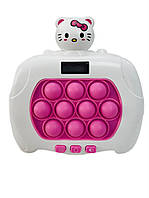 Поп Іт електронна іграшка антистрес Pop it  Quick Push Led Version Hello Kitty Хелоу Кіті