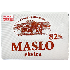 Масло 82% Млечарня Mleczarni 200g 50шт/ящ (Код: 00-00016573)