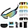 Захисні окуляри Oakley без бренду сині 5 пар змінних лінз, фото 3