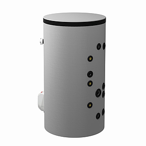 Комбінований водонагрівач Eldom Green Line для теплових насосів 200, 0,75 + 1,63 m2, 3 кВт