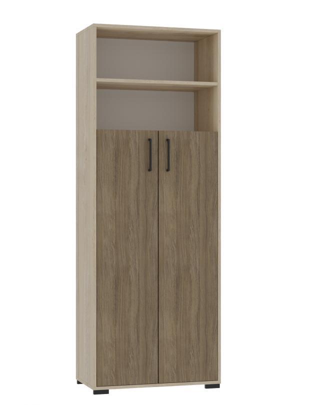 Шафа напівзакрита з однією відкритою полицею