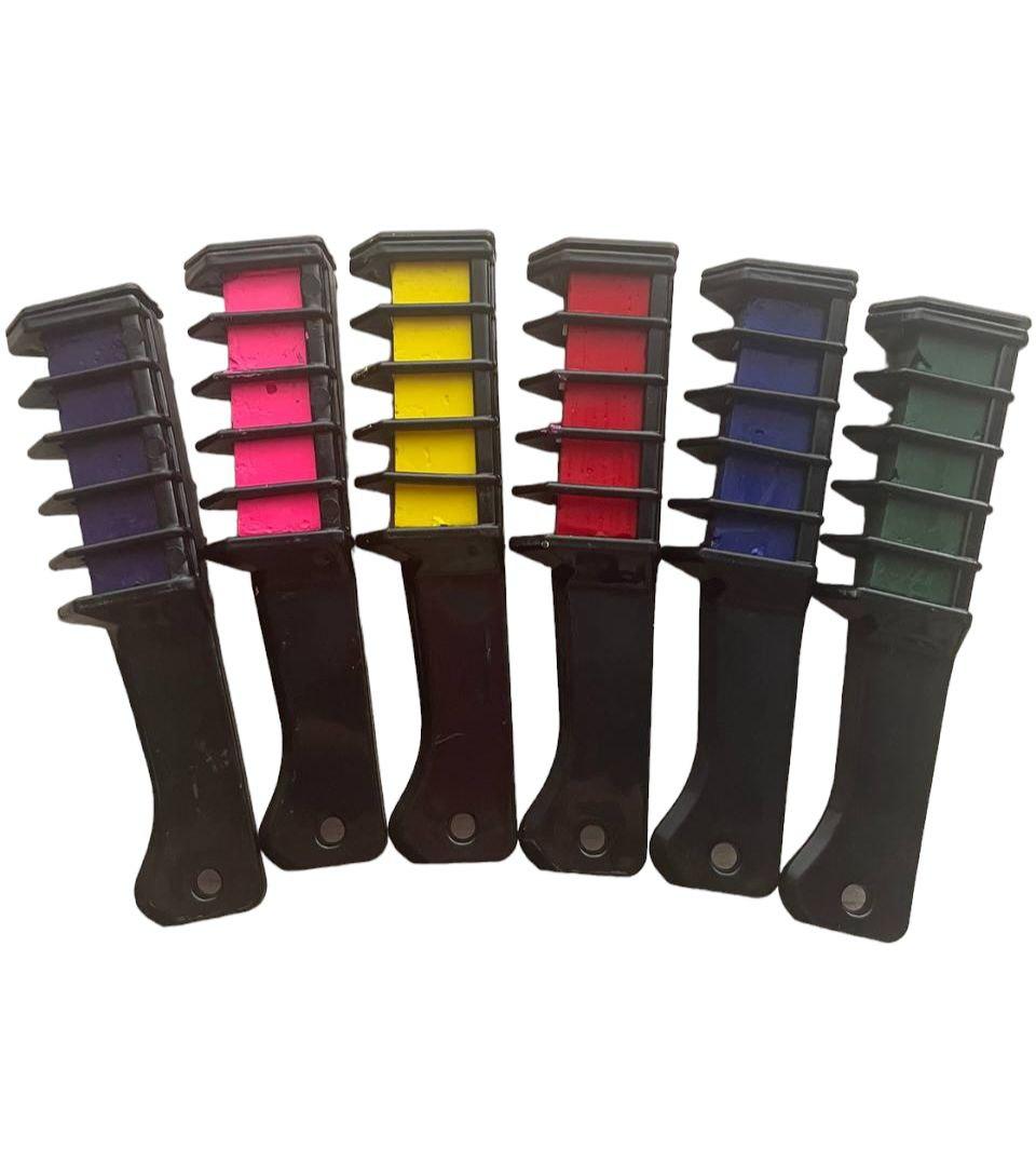 Крейда для волосся, асорті, 6 шт.