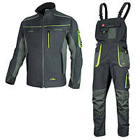 Костюм робочий куртка та напівкомбінезон, спецодяг комплект захисний, робоча спецівка чоловіча, польша