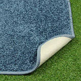 Ковролін  синій для спальні, вітальні та дитячої AW Manchester 77, ширина 4 м, фото 2