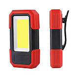 Портативний переносний ліхтар RIAS WB431 з магнітом та кліпсою 3xAAA 3W Red (7_00693), фото 2