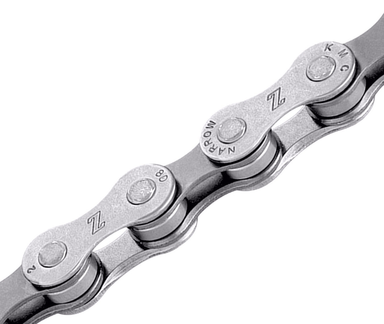 Ланцюг велосипедний KMC Z7 Silver/Silver 6/7 spd, 116 ланок, із замком 35-84, фото 1