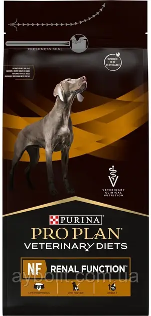 Сухий корм для собак з захворюванням нирок Purina Pro Plan NF Renal Function 1.5 кг (7613287916464)
