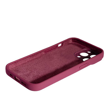 Силіконовий чохол Case Softy для Apple iPhone 15 Pro Max Bordo, фото 3