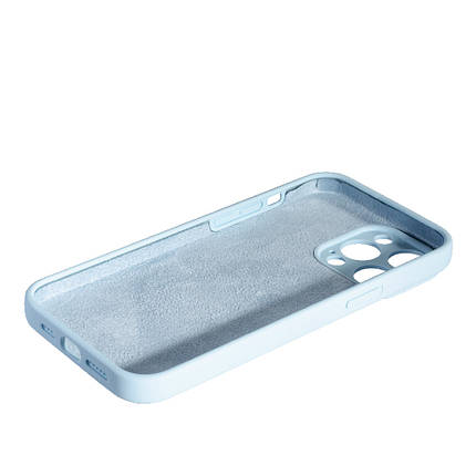 Силіконовий чохол Case Softy для Apple iPhone 15 Pro Max Light Blue, фото 3