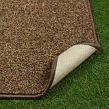 Ковролін коричневий для вітальні, спальні та дитячої AW Pavia 42, ширина 3 м, фото 2