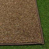 Ковролін коричневий для вітальні, спальні та дитячої AW Pavia 42, ширина 3 м, фото 3