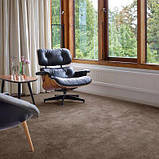 Ковролін коричневий для вітальні, спальні та дитячої AW Pavia 42, ширина 3 м, фото 4