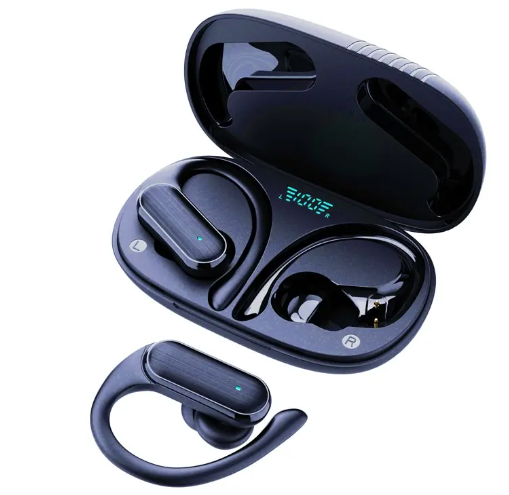 Вакуумні bluetooth-навушники A 520 для спорту Сині