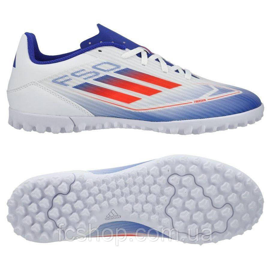 Футбольні сороконіжки Adidas F50 Club TF IF1348, Білий, Розмір (EU) — 46, фото 1