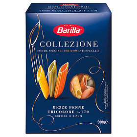Макарони Barilla Collezione Mezze Penne Tricolore №170 500г