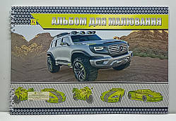 Альбом для малювання А4 на спіралі / 30 аркушів / щільність 120 г/м2 / ДЖИП