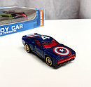 Набір іграшкових супер машинок супергерої 896 В 2 4 шт в коробці, фото 5