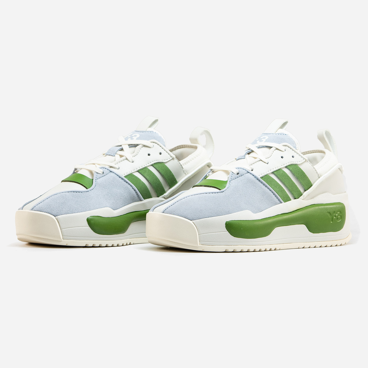 Кросівки чоловічі Adidas Y-3 Rivalry White Green Blue білі (17283), фото 1
