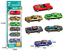 Набір іграшкових металопластикових машинок HY 505 D (168) 6 шт у коробці, фото 7
