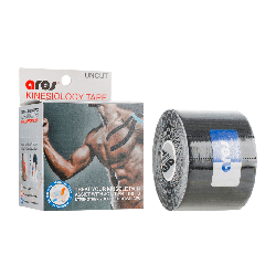 Кінезіо тейп Ares Classic Чорний 5см*5м