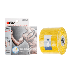 Кінезіо тейп Ares Classic Жовтий 5см*5м