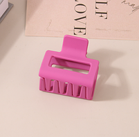 Краб заколка для волосся Amice 5 см матовий фуксія