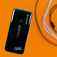 Зовнішній акумулятор Power Bank Leemoa S6 20000mAh для гаджетів та ноутбука PD-65W Black