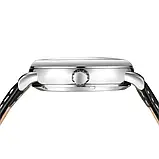 Чоловічий механічний годинник з автопідзаводом Winner 8271 Silver-Black годинник знаки зодіаку, фото 3