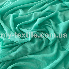 Сітка стрейч 150 см однотонна М'ятний