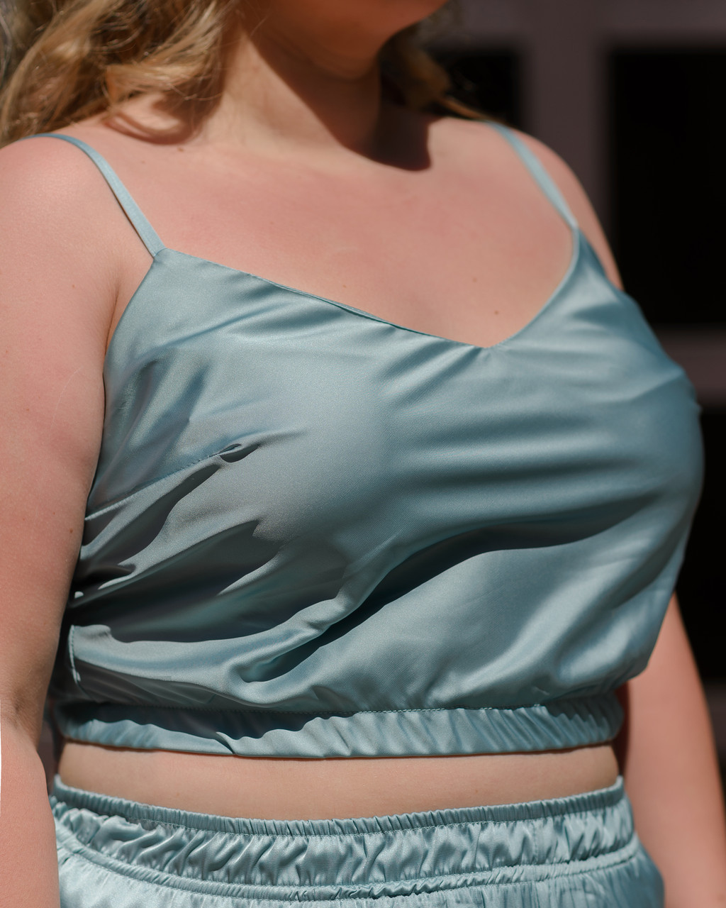 Топ на резинці з шовку Армані Тіффані, фото 1