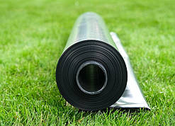 Плівка чорна, 100мкм 6м/50м, поліетиленова (для мульчування, будівельна).