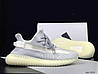 Чоловічі кросівки Steely Yeezy Boost 350 White Grey (Білі з сірим) Взуття Стайл Ізі Буст 350 сітка повсякденні демісезон, фото 4