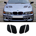 BMW E39 зябра в капот ABS пластик БМВ Е39 жабра тюнінг накладки на капот