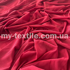 Сітка стрейч 150 см однотонна Бордовий