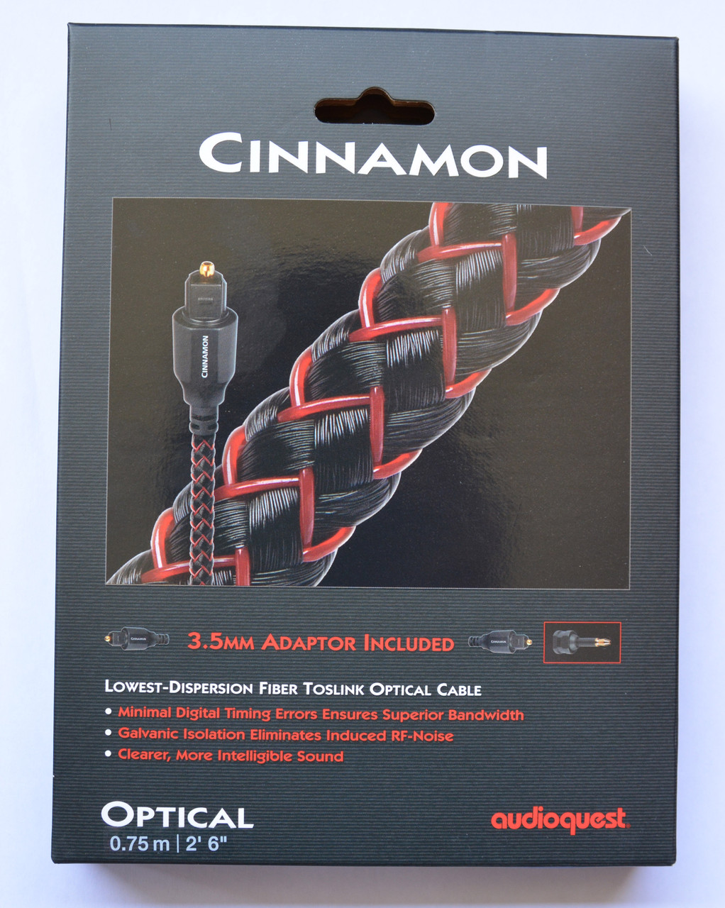 Кабель AudioQuest Cinnamon OptiLink Toslink 0,75 m