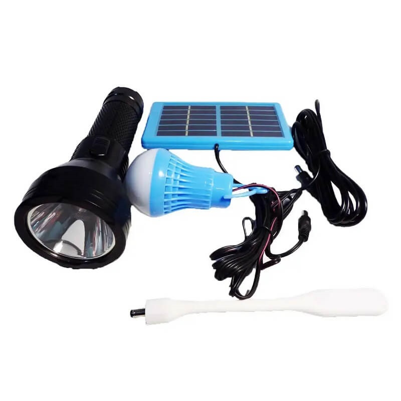 Ліхтар ручний RIAS YW-038 з LED лампою та сонячною панеллю 3W (7_00699), фото 1