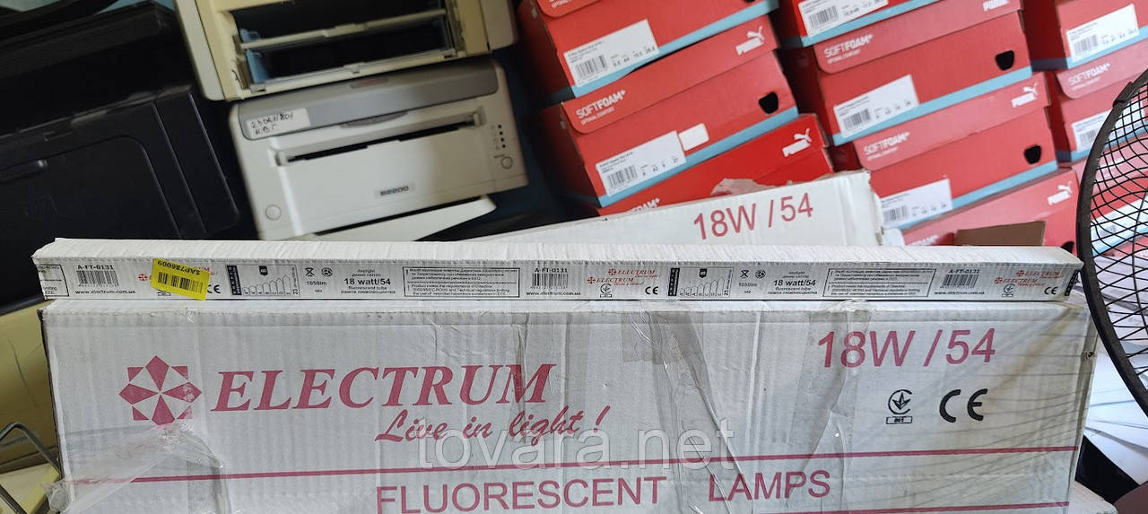 Лампа люмінесцентна Electrum 18W 54 G13 A-FT-0131 No 241906200