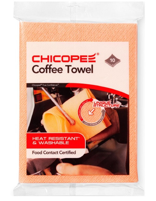 Серветки Chicopee Coffe Towel для чищення парової трубки капучинатора HACCP жаростійка