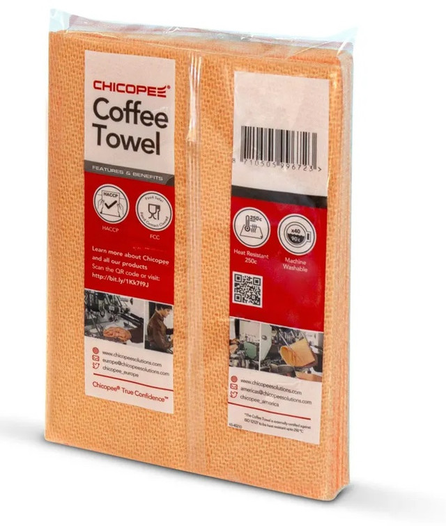 Серветки Chicopee Coffe Towel для чищення парової трубки капучинатора HACCP жаростійка